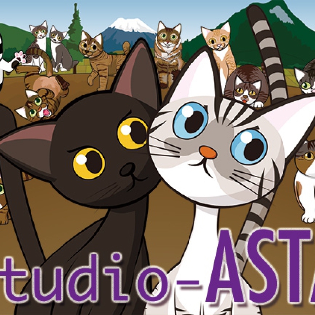 studio-ASTA 猫シリーズ　ジャン＆ポン